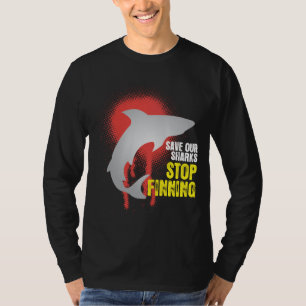 Sauvez notre T-shirt de Finning d'arrêt de requin
