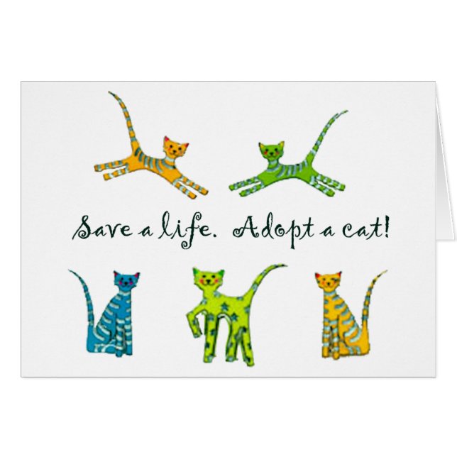 Sauvez une vie. Adoptez un chat ! (Devant Horizontal)