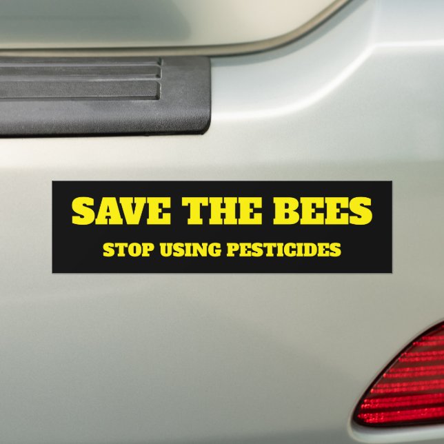 Sauvons Le Sticker Bumper Vinyl Bees (En voiture)