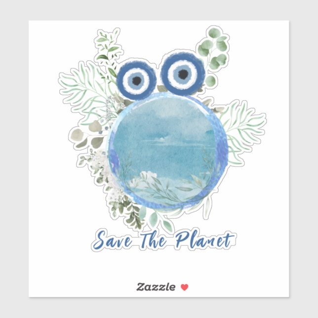 Sauvons Les Stickers Planète (Feuille)