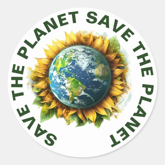 Sauvons Les Stickers Planète (Devant)