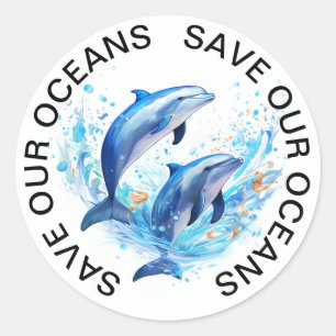 Sauvons nos Stickers Océans Dolphines