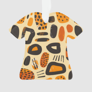 "Savanna Pop : Vibes tribales en orange et noir"