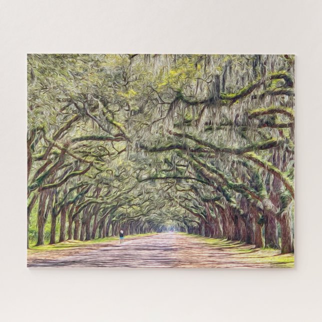 Savannah Oaks à Wormsloe Challenging Puzzle (Horizontal)