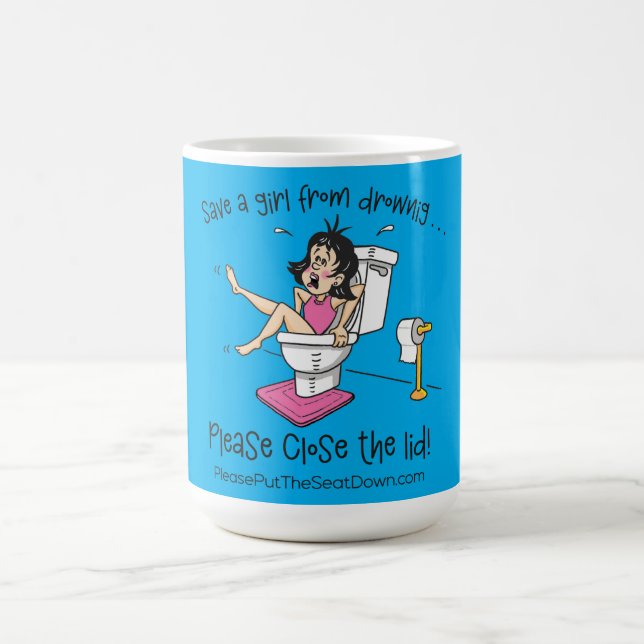 Save A Girl From Drowning Mug (Centre)