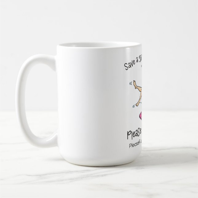 Save A Girl From Drowning Mug (Gauche)
