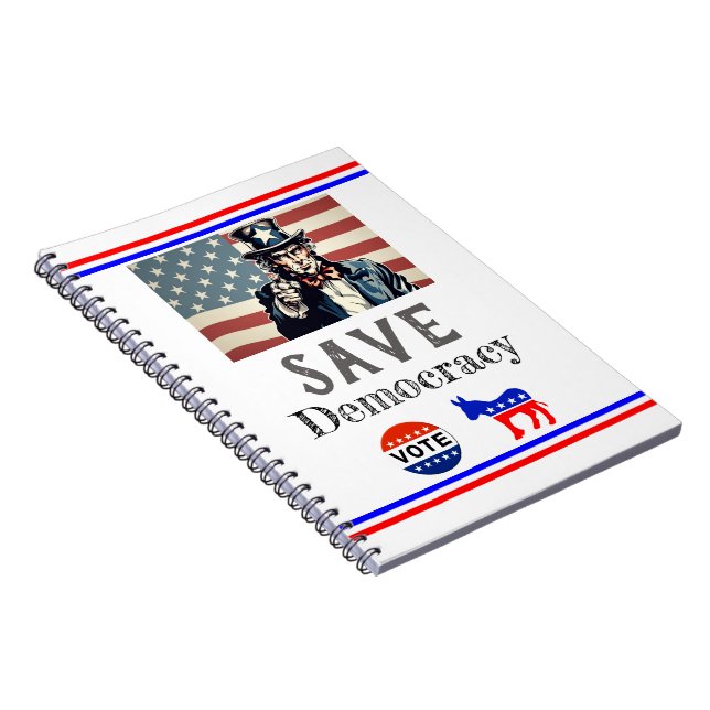 Save Democracy Carnet (Côté Droit)
