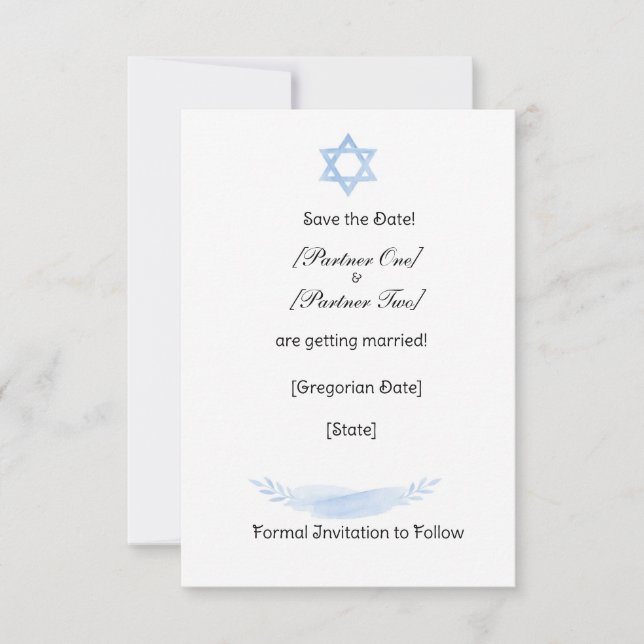 Save the Date (Devant)