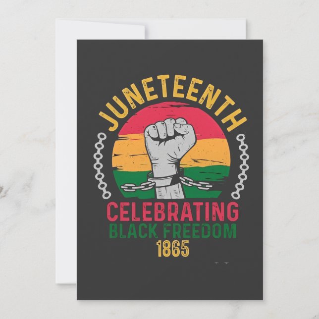 Save The Date 1865, 1865, fête de la liberté noire (Devant)