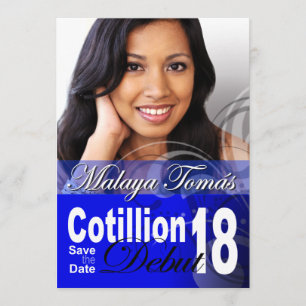 Save The Date 18ème Économies de début de cotillon