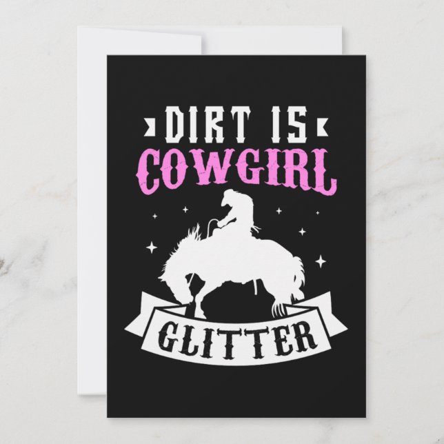 Save The Date 25.Dirt Is Cowgirl Glitter (Devant)