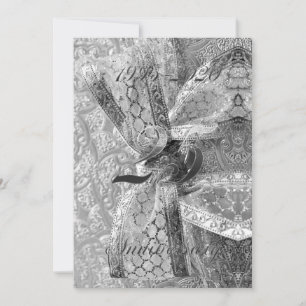 Save The Date 25e anniversaire du Mariage Jubilé 2020 argent chi