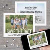 2 Photo Family Reunion Party Rassembler BBQ Pique-