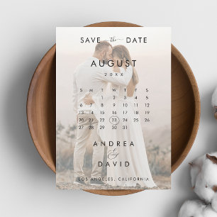 Save The Date 2 Photos de fondu ombrées Ampersand Mariage de cal