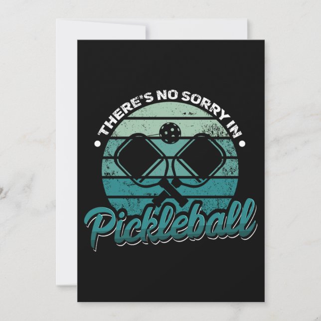 Save The Date 38.Il N'Y A Pas De Désolés Dans Pickleball (Devant)
