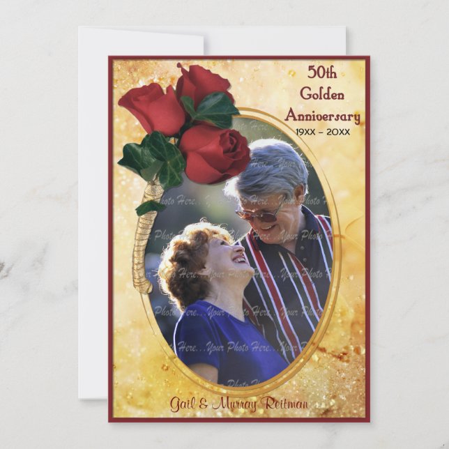 Save The Date 50e anniversaire d'or (Devant)