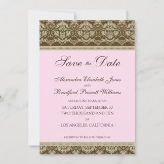 Save The Date 5x7 Appartement Enregistrer la date Vintage Baroqu