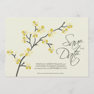 Save The Date 5X7 Cherry Blossom Designer Enregistrer la date 2 