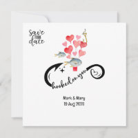 Accros de vous amateurs de pêche Mariage Aquarell