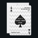 Save The Date Ace of Spades Modern Chic Photo Enregistrer la dat<br><div class="desc">Idéal pour votre Casino/Las Vegas/Monte Carlo thème mariage ou autre célébration. Tous les textes par défaut (exemples d'informations) peuvent être entièrement customisés avec vos propres mots, et vous pouvez également modifier les polices, les tailles et les couleurs du texte. Pour modifier le texte uniquement, utilisez l'option personnaliser. Pour des modifications...</div>
