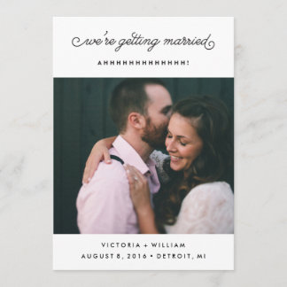 Save The Date Ahhhhhh - Enregistrer la date