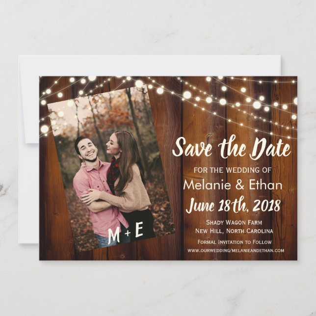 Save The Date AJOUTER UNE PHOTO - Faire part de mariage pour ann (Devant)