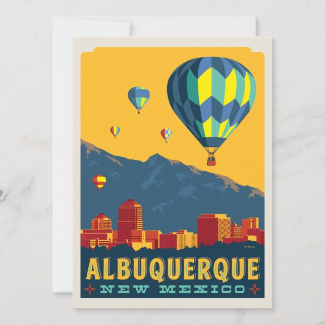 Save The Date Albuquerque, Nouveau-Mexique | Enregistrer la date (Devant)