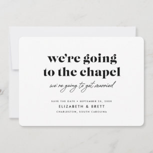 Save The Date Aller à la Chapelle