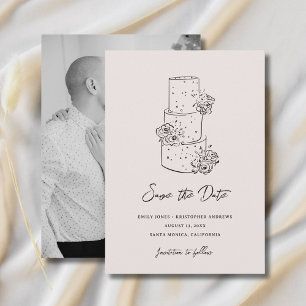 Save The Date Aller à la Chapelle Photo de Mariage