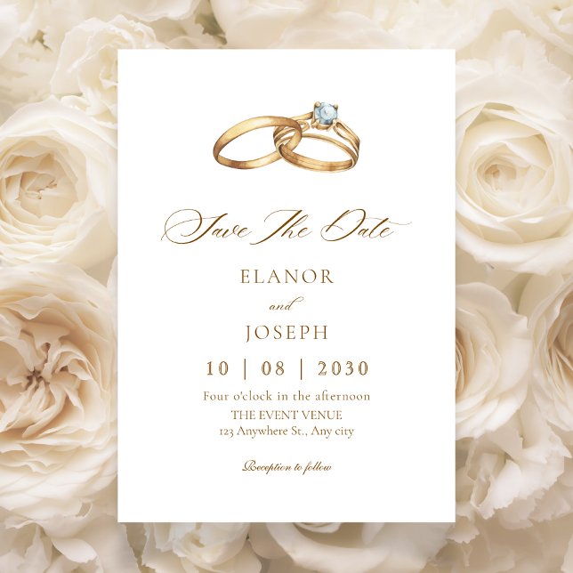 Save The Date Alliance élégante  (Créateur téléchargé)