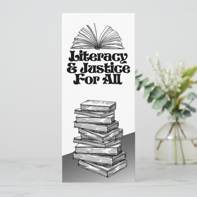 Save The Date Alphabétisation et justice pour tous les Signets (Debout devant)