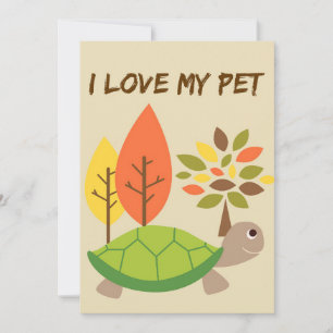 Save The Date Amateur De Tortue J'Aime Ma Tortue
