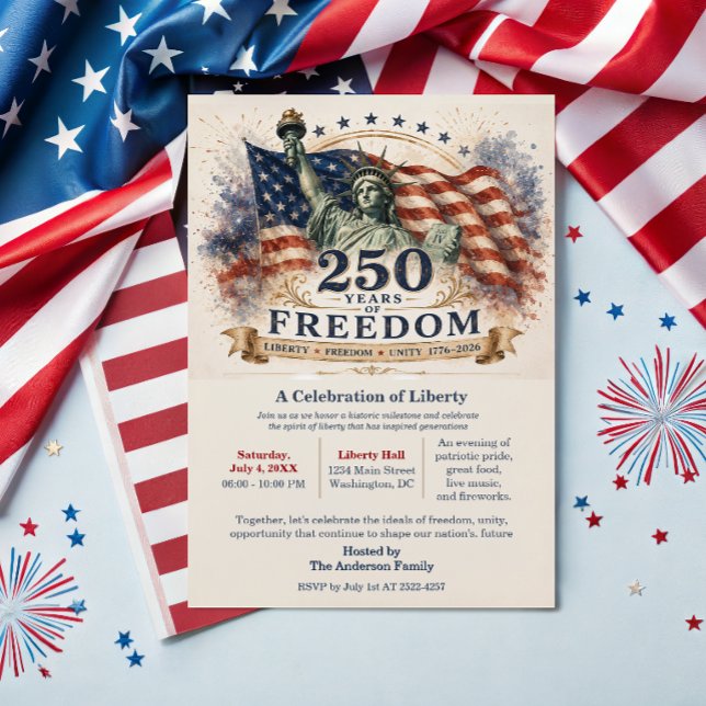 Save The Date Amérique 250 – 250 Ans de Liberté et d'Indépendanc (Créateur téléchargé)