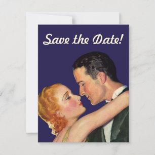 Save The Date Amour et Romance Vintage, Hollywood Sauvegarder la
