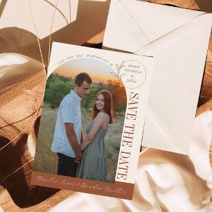 Save The Date Amour éternel Arc de terre
