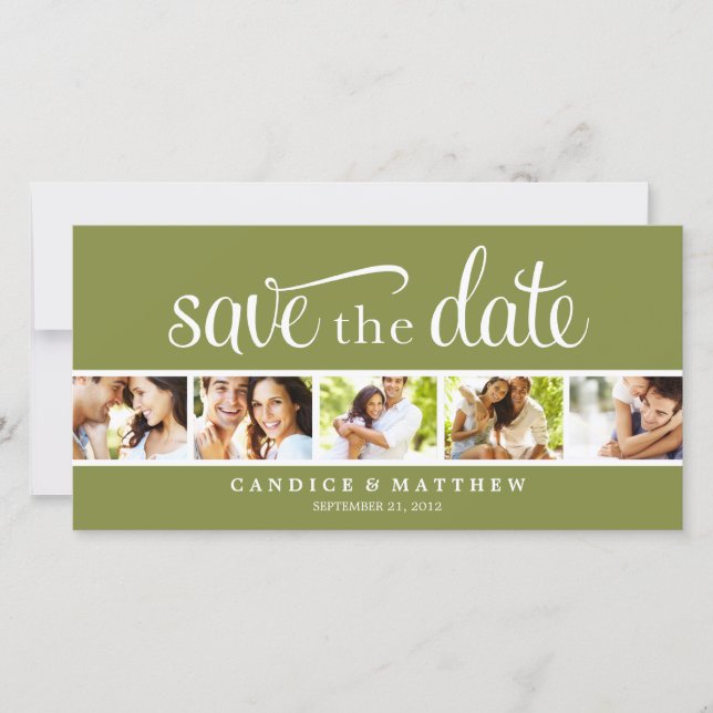 SAVE THE DATE AMOUR RÉTRO | ENREGISTRER LA DATE D'ANNONCE (Devant)