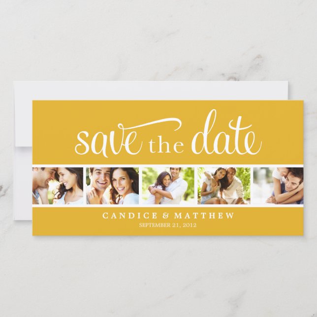 SAVE THE DATE AMOUR RÉTRO | ENREGISTRER LA DATE D'ANNONCE (Devant)