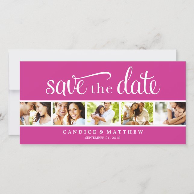 SAVE THE DATE AMOUR RÉTRO | ENREGISTRER LA DATE D'ANNONCE (Devant)