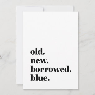 Save The Date Ancienne Nouvelle Police Empruntée Bleue Moderne M