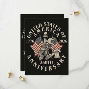 Save The Date Anniversaire des 250 ans de l'Amérique