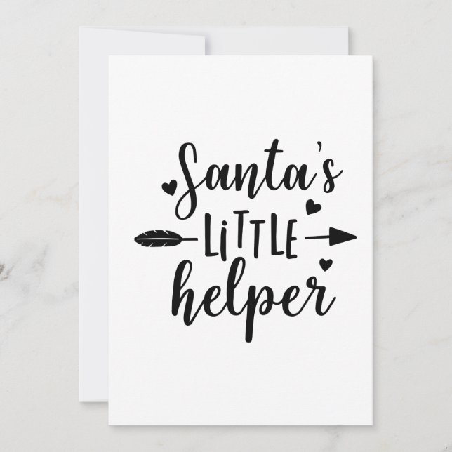 Save The Date Annonce de grossesse de l'aide de Noël  (Devant)