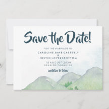 Annonce de mariage à retenir la date Montagnes Mys