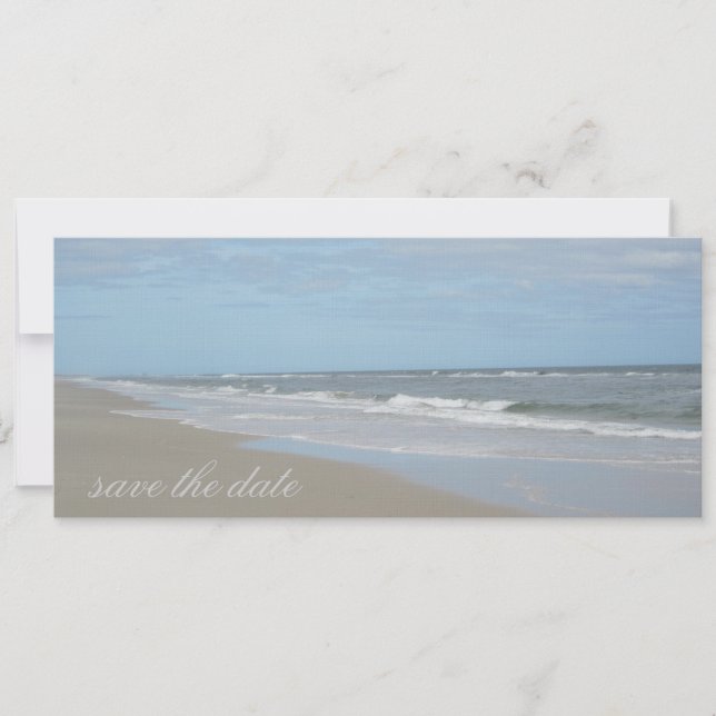 Save The Date Annonce de mise à jour de plage (Devant)