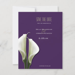 Save The Date Annonce de sauvegarde de date de mariage avec call
