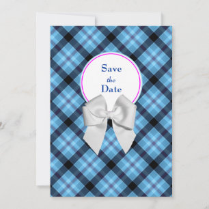 Save The Date Annonce de sauvegarde de date de mariage bleu