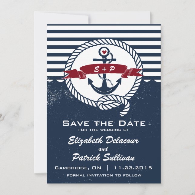Save The Date Annonce de sauvegarde de date de mariage rustique  (Devant)