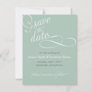 Save The Date Annonce Élégante de Sauvegarde de la Date