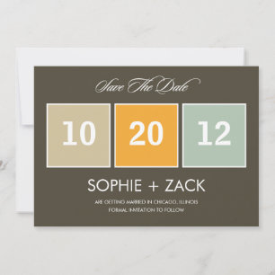 Save The Date Annonces de calendrier encadré pour la date d'enre