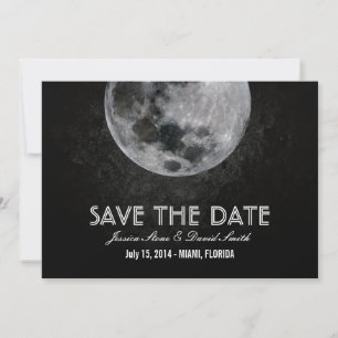 Save The Date Annonces de lune brillante pour Sauvegarder la dat