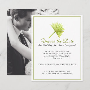 Save The Date Annulation de la date de mariage changement de pla